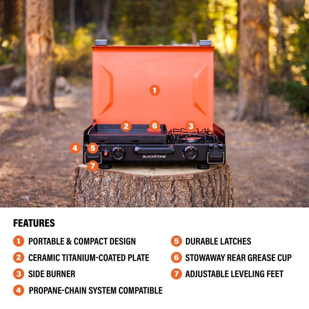 14" Griddle with Side Burner