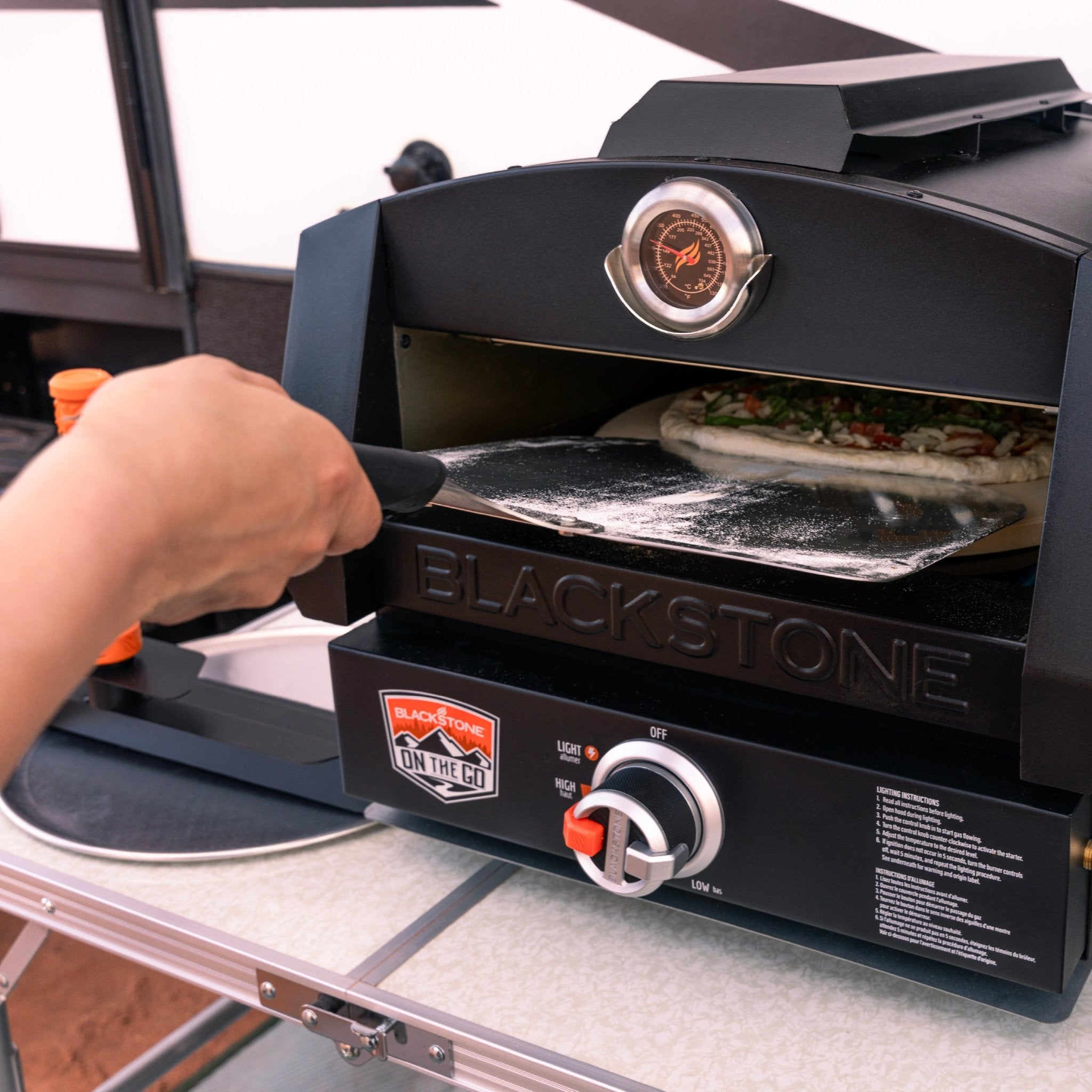 17" Pizza Oven with Burner Base