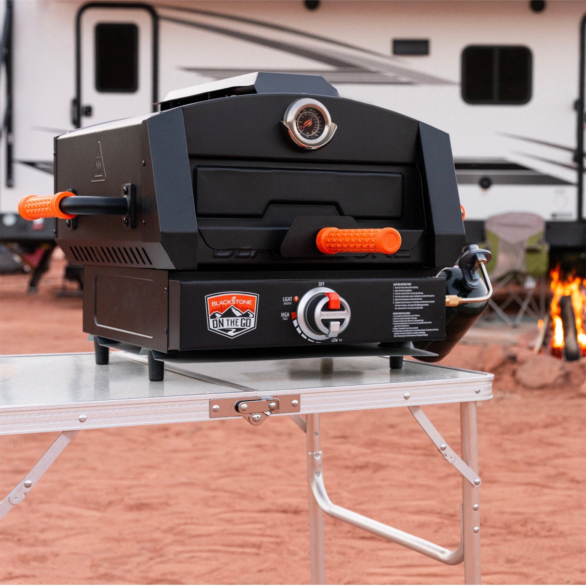 17" Pizza Oven with Burner Base